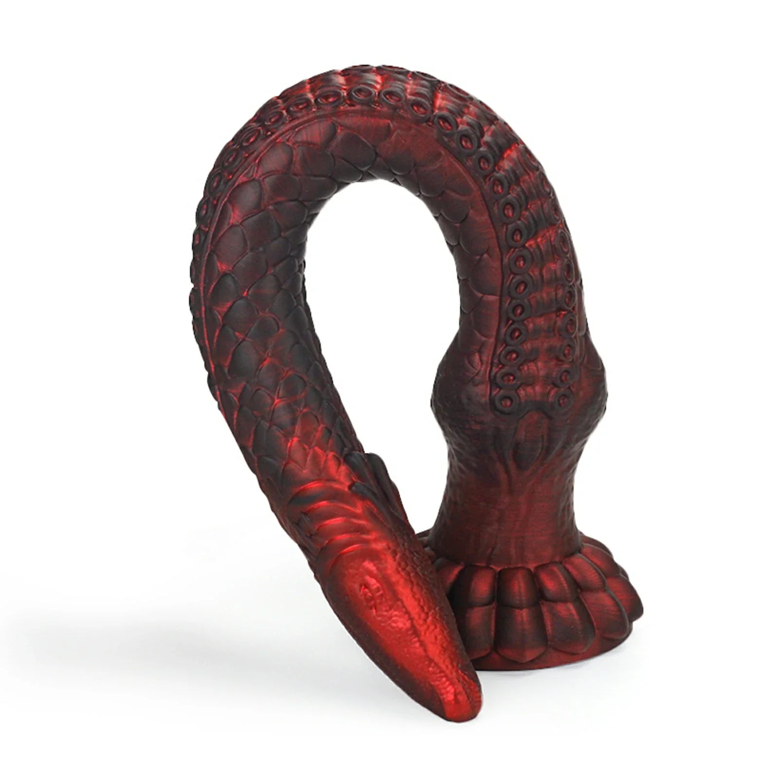 16.4 Inch Fantasy Tentacle Dildo with Monster Claw Base & Scaled Texture