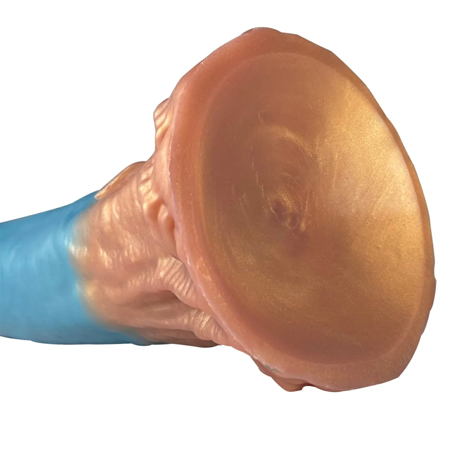 18.5 Inch Celestial Blue Tentacle Dildo with Eldritch Curves, Skull Design & Suction Cup Base