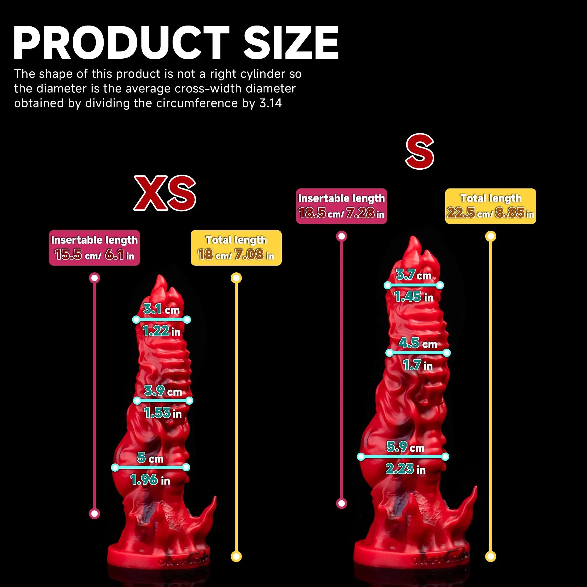Dragon Fantasy Silicone Dildo with Scales, Tentacles & Suction Cup