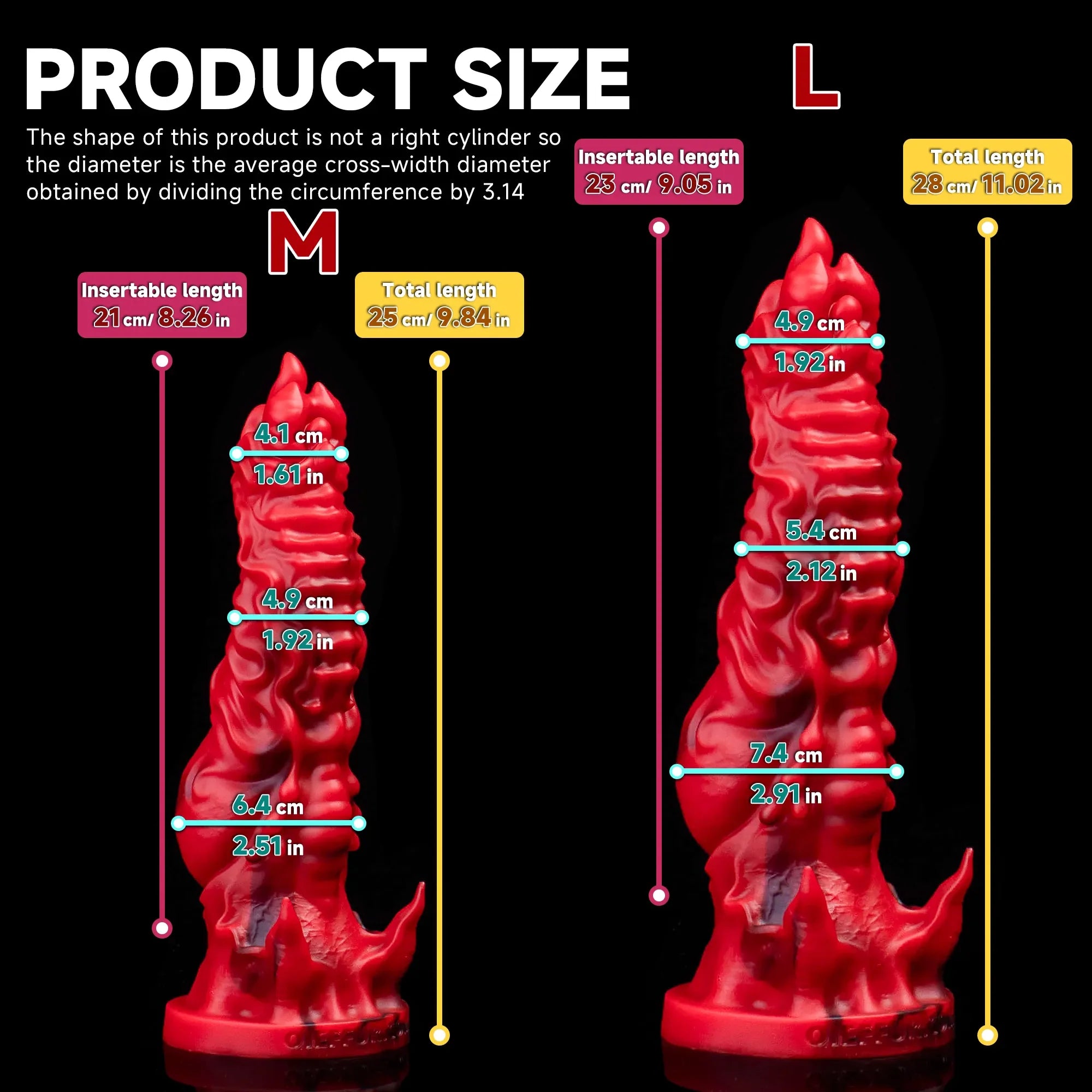 Dragon Fantasy Silicone Dildo with Scales, Tentacles & Suction Cup