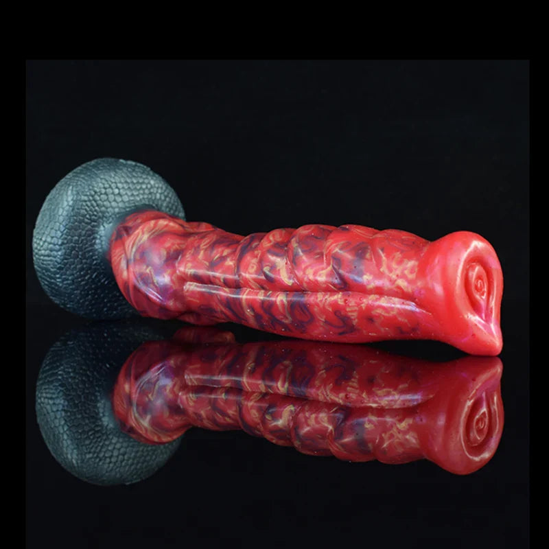9.4-Inch Premium Wolf Dog Dildo – Lifelike Design with Large Knot