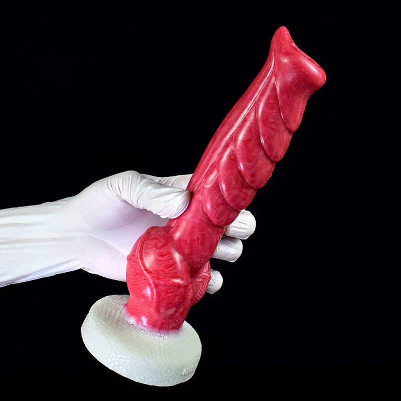 9.4-Inch Premium Wolf Dog Dildo – Lifelike Design with Large Knot