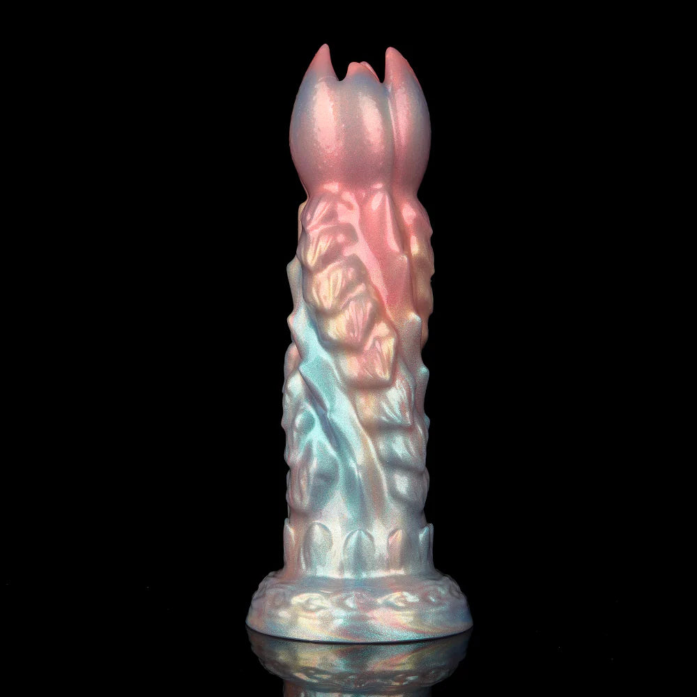 Colorful Inflatable Ovipositor Dildo – Fantasy Roleplay Air Pump Egg-Laying Toy(4 Eggs)