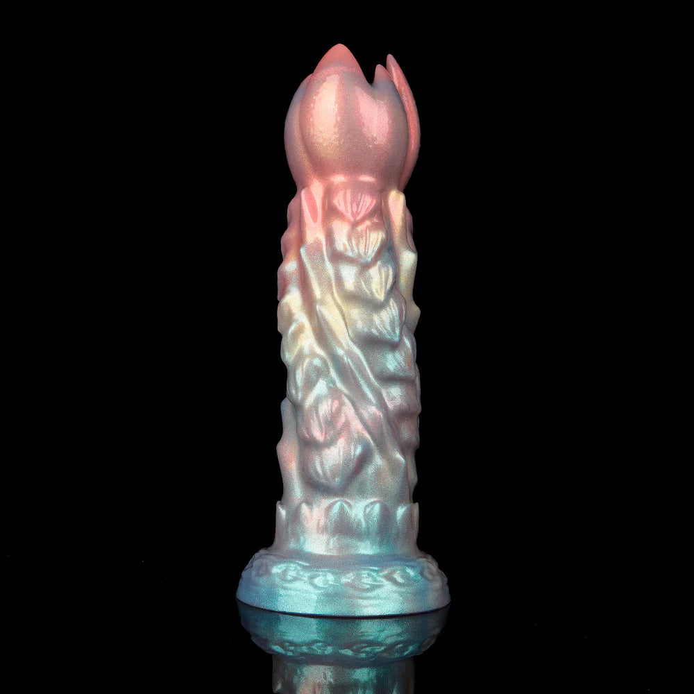 Colorful Inflatable Ovipositor Dildo – Fantasy Roleplay Air Pump Egg-Laying Toy(4 Eggs)