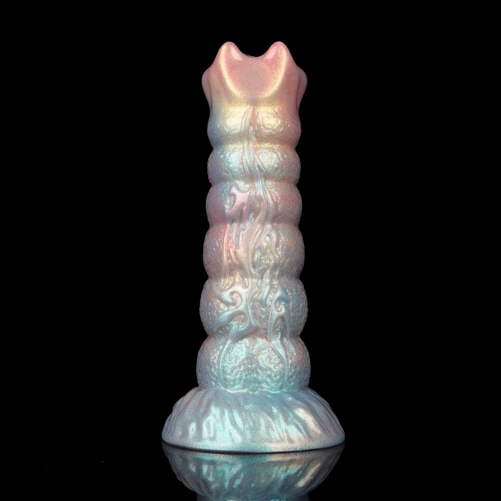 Dennis Colorful Inflatable Ovipositor Dildo – Fantasy Roleplay Air Pump Egg-Laying Toy(3 Eggs)