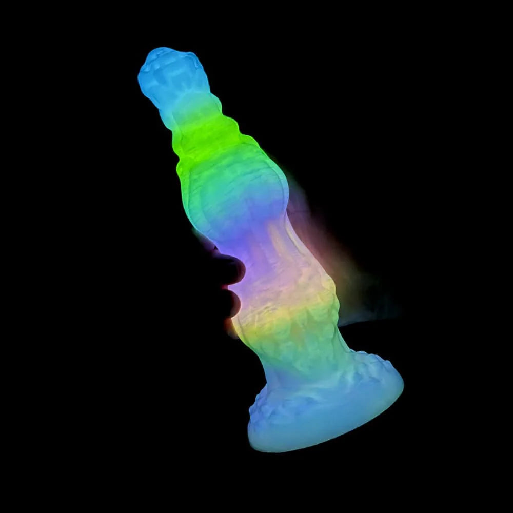 Dog Fantasy Electric Dildo with Luminous Design