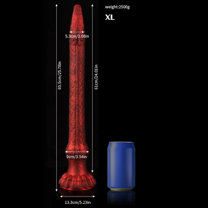 Eel Crimson Tentacle Dildo – Realistic Fantasy Design