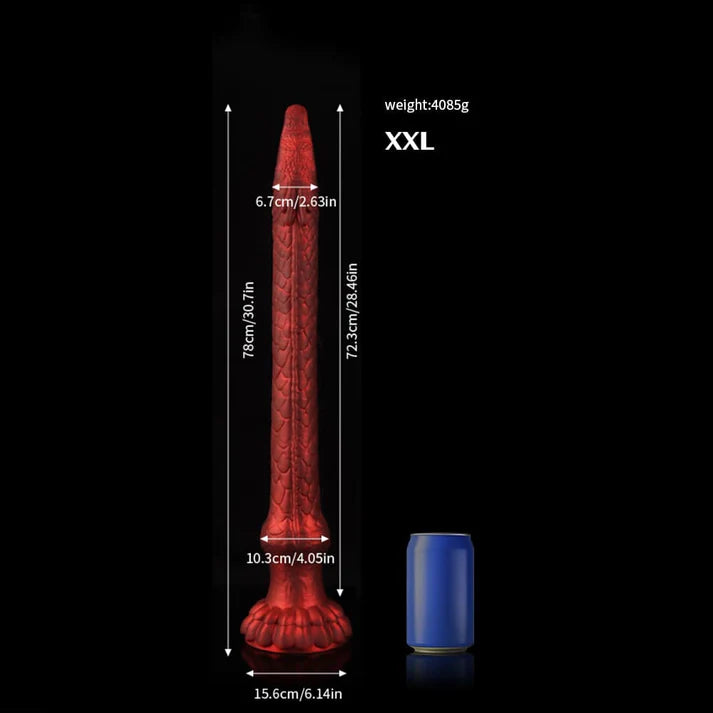 Eel Crimson Tentacle Dildo – Realistic Fantasy Design