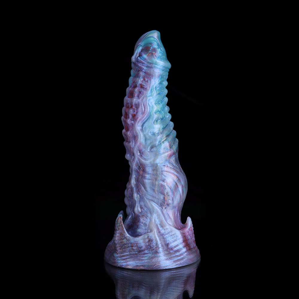 Ghostly Blue Purple Gradient Fantasy Dildo