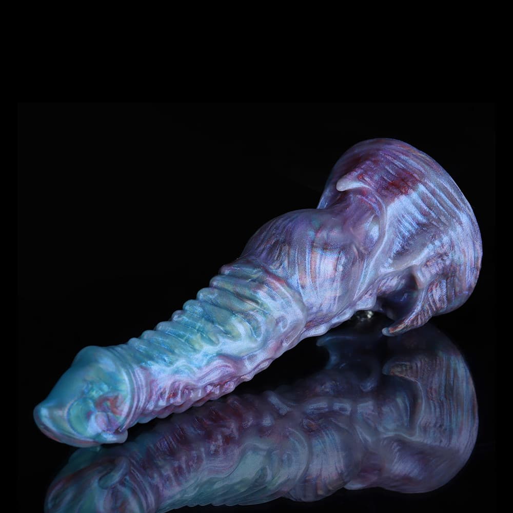 Ghostly Blue Purple Gradient Fantasy Dildo
