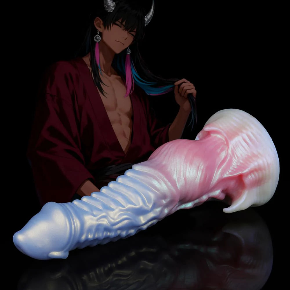 Ghostly Pink Fantasy Dildo – Premium Monster Dildo