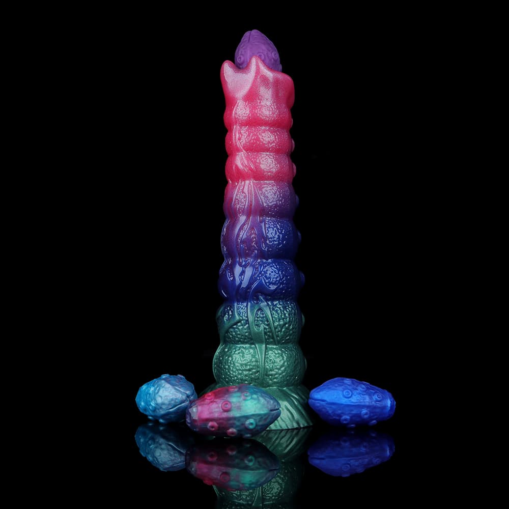 Inflatable Ovipositor Dildo – Fantasy Egg-Laying Roleplay Inflatable Toy(4 Eggs)