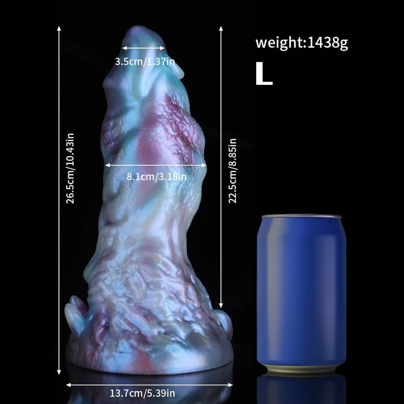 Leo Blue Purple Gradient Fantasy Dildo