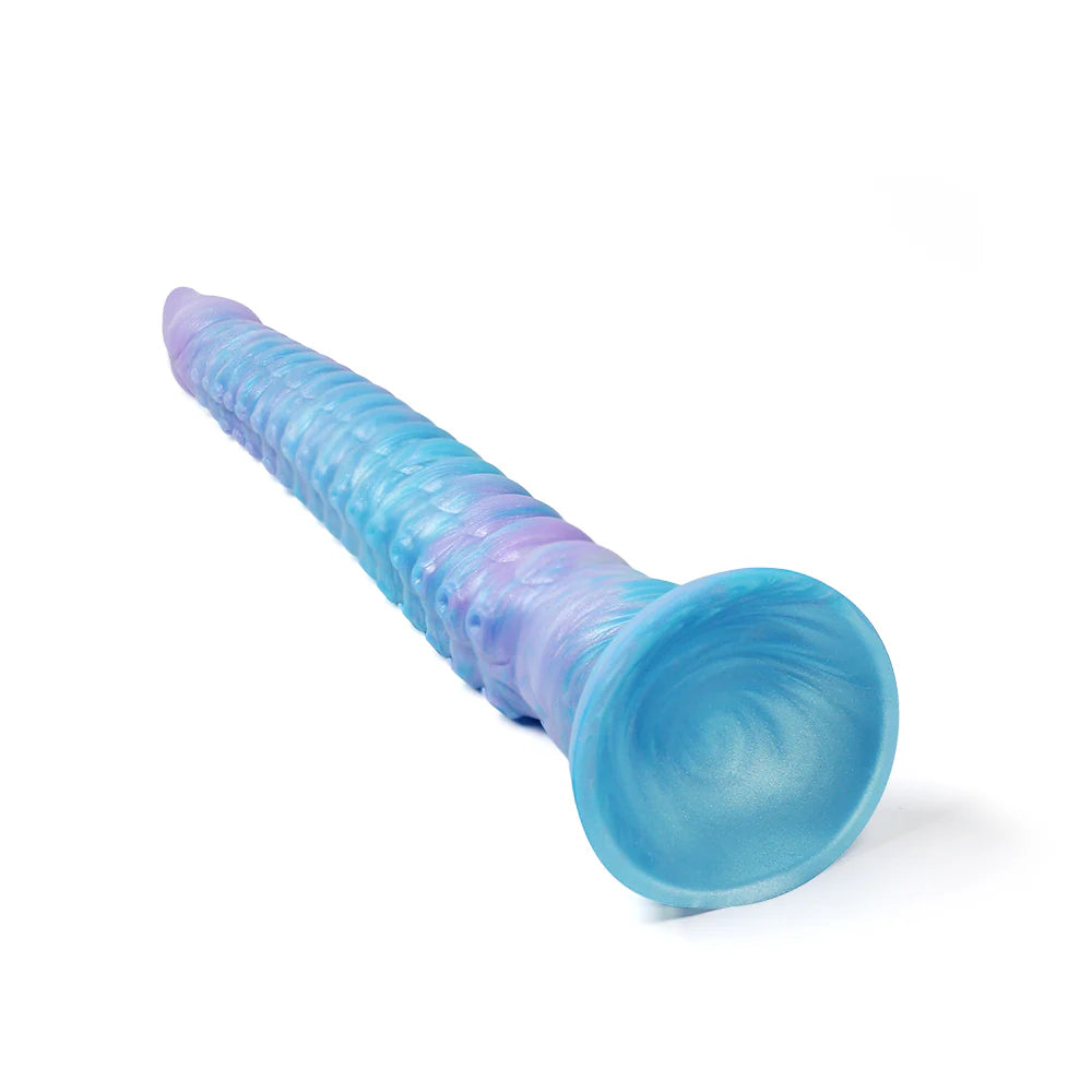 Octopus Gradient Blue Purple Tentacle Dildo Anal Plug – Glow in the Dark Fantasy Design