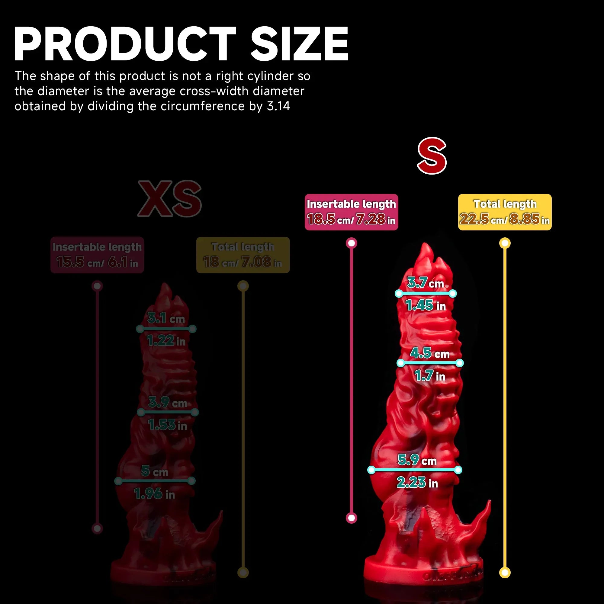 Dragon Fantasy Silicone Dildo with Scales, Tentacles & Suction Cup