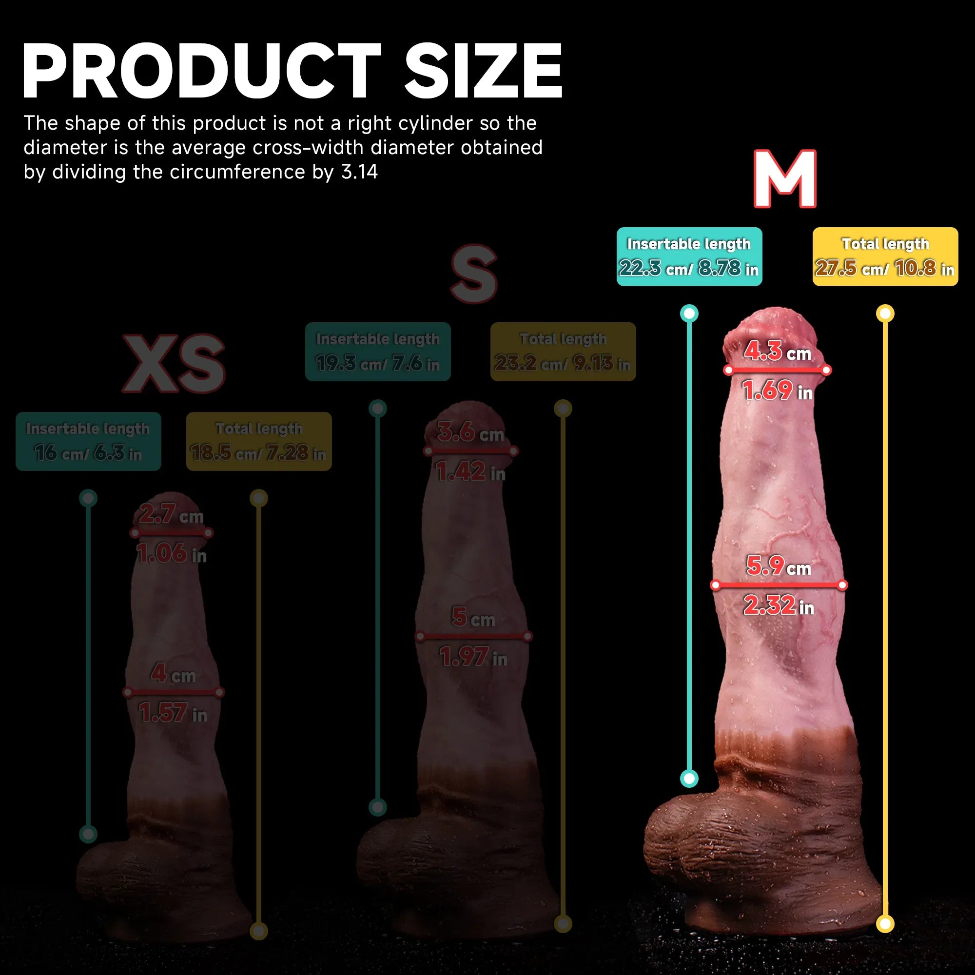 Strong Bow Horse Dildo – Lifelike Details, Multiple Size Options