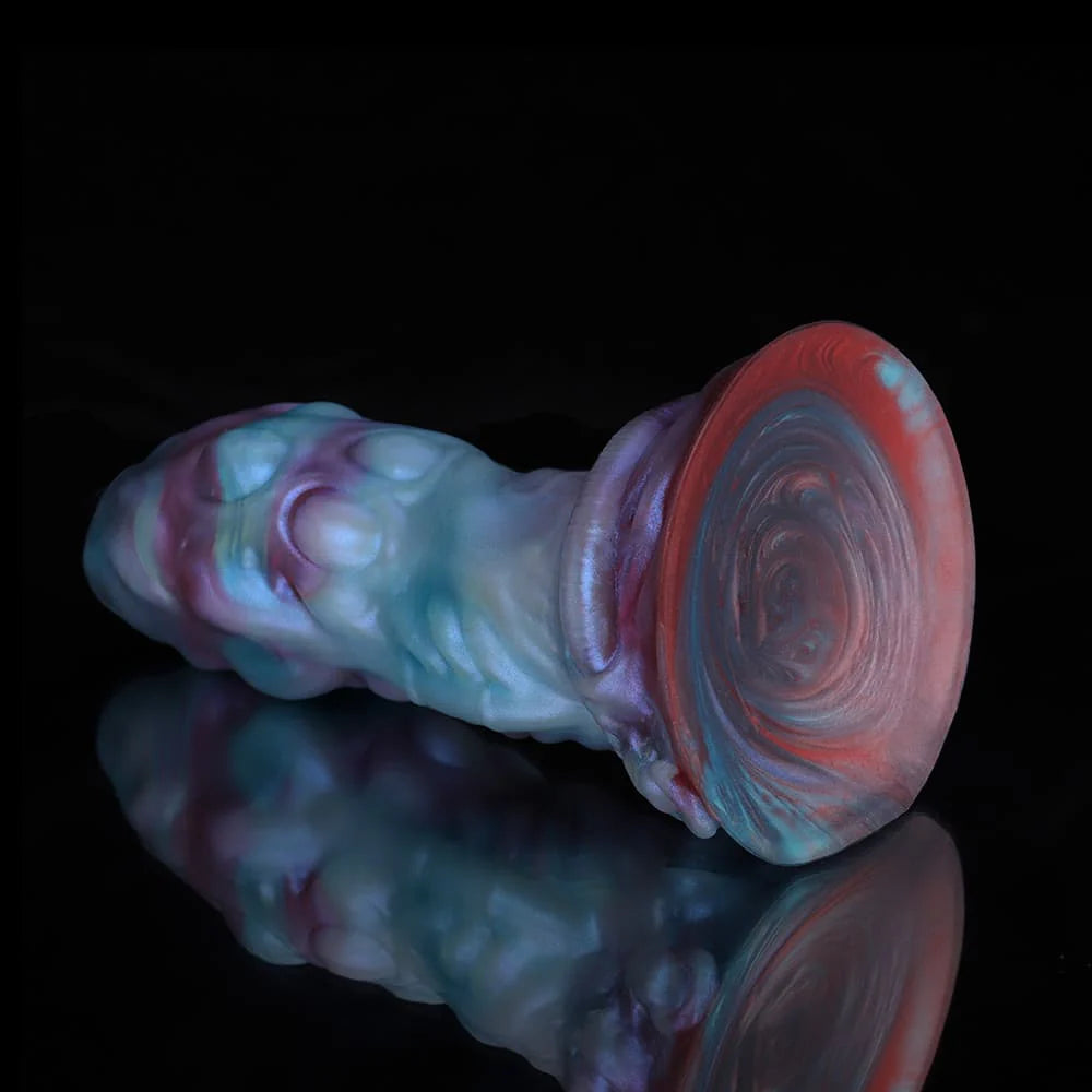 Taurus Blue Purple Gradient Knot Dildo