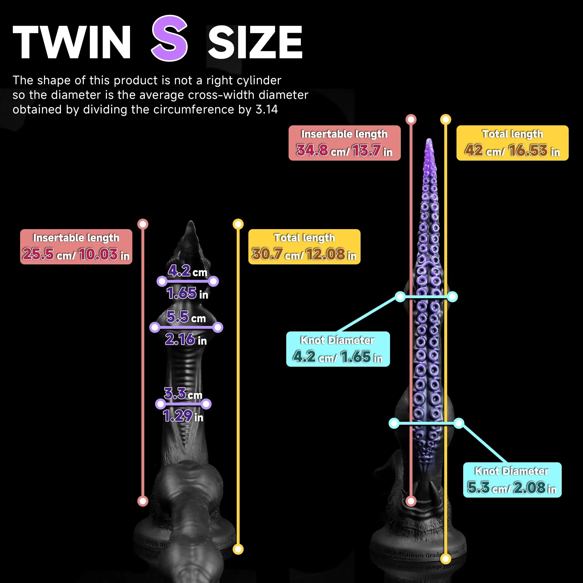 Twin Fantasy Double-Ended Dildo – Alien Tentacle Design