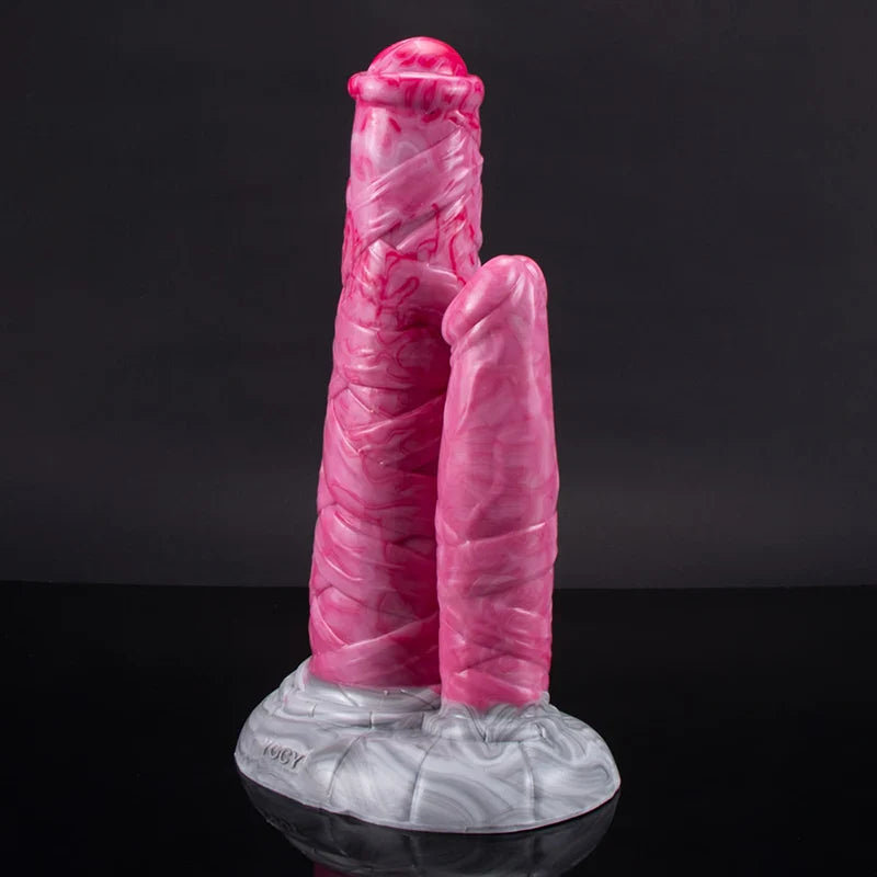 10.03-Inch Premium Silicone Horse Dildos – Lifelike Double-Headed Design