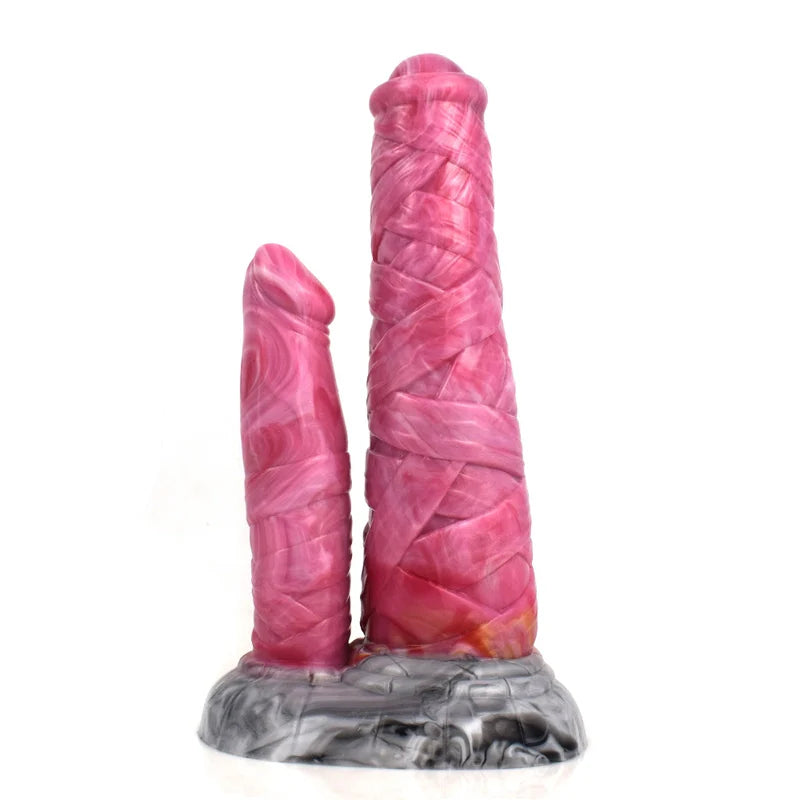 10.03-Inch Premium Silicone Horse Dildos – Lifelike Double-Headed Design