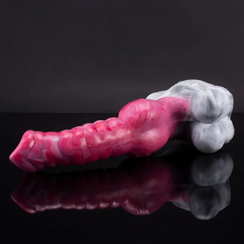 10.23-Inch Premium Soft Silicone Dog Dildo – Lifelike Design
