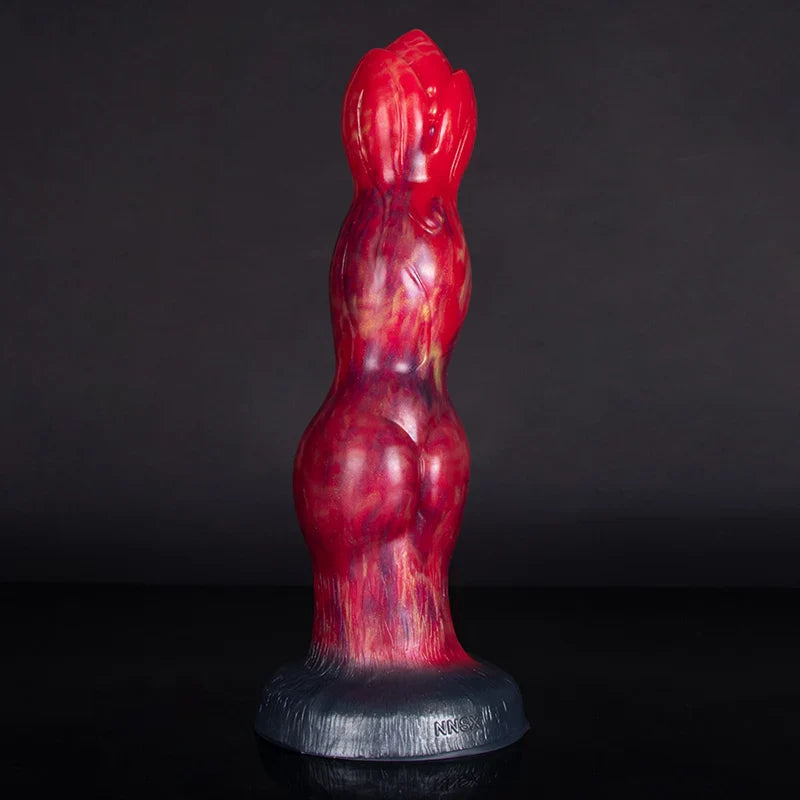 10.4-Inch Fantasy Monster Dildo with Triple Knot Detailing