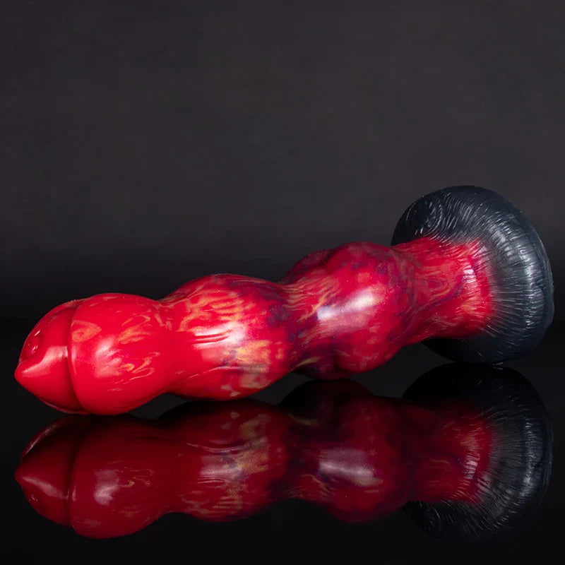 10.4-Inch Fantasy Monster Dildo with Triple Knot Detailing