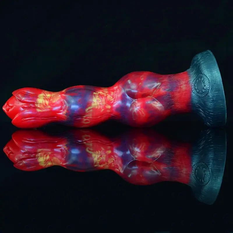 10.4-Inch Fantasy Monster Dildo with Triple Knot Detailing