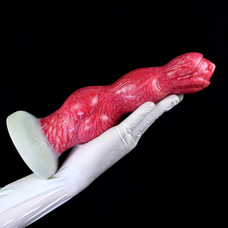 10.4-Inch Fantasy Monster Dildo with Triple Knot Detailing