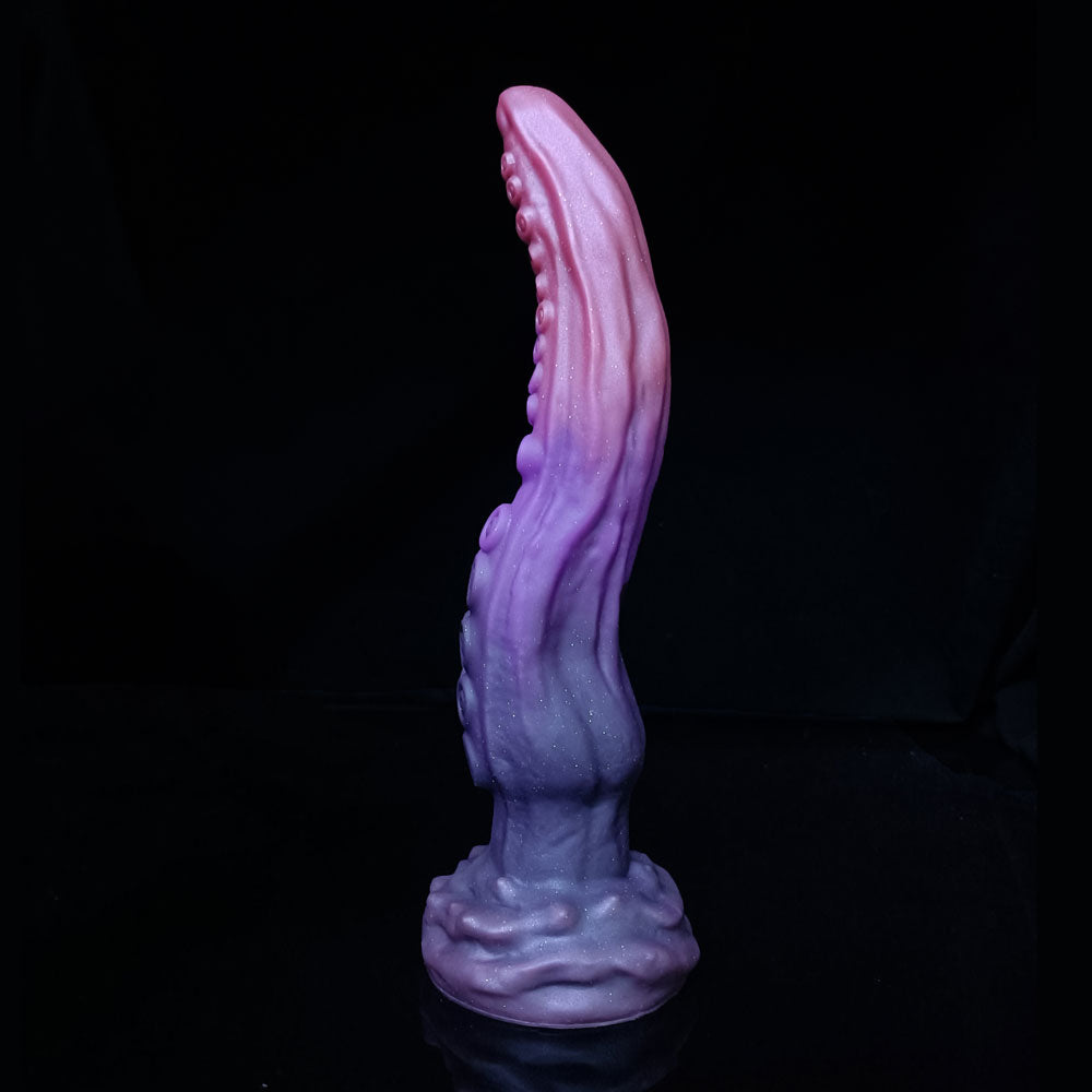 10.6 Inch Purple Silicone Tentacle Dildo Anal Plug – Realistic Texture Fantasy Design