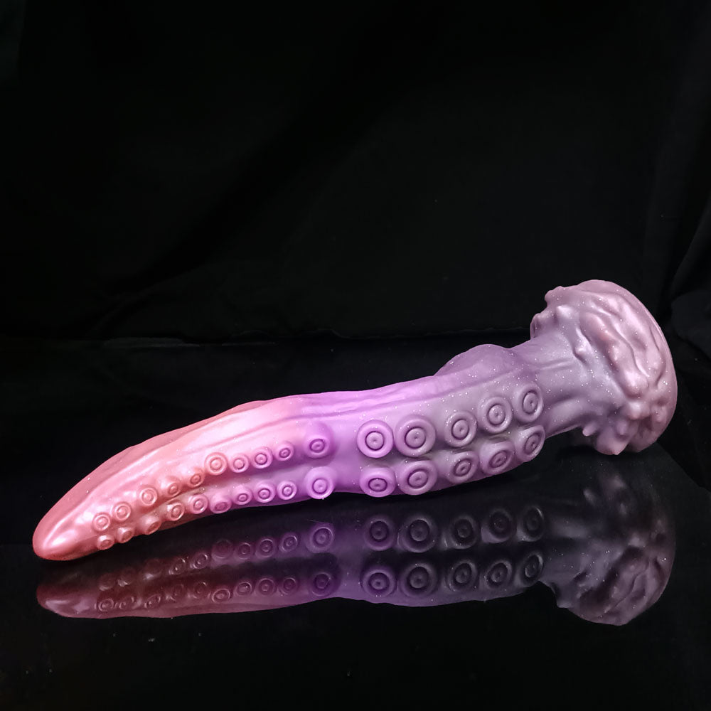 10.6 Inch Purple Silicone Tentacle Dildo Anal Plug – Realistic Texture Fantasy Design