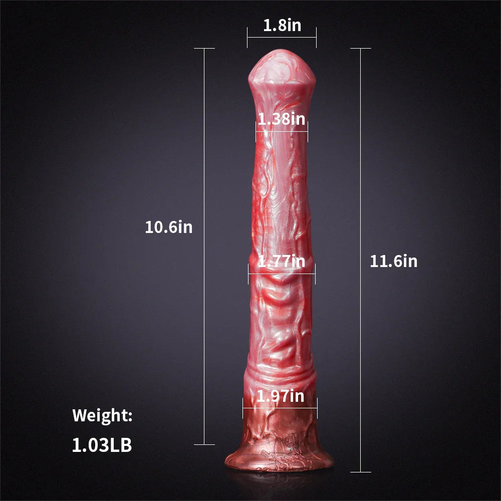 11.61-Inch Premium Soft Silicone Horse Dildo – Realistic Design