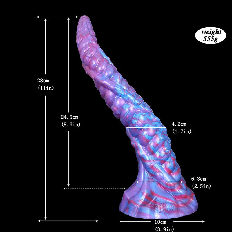 11 Inch Blue Enchantress Silicone Monster Dildo – Fantasy Adult Toy