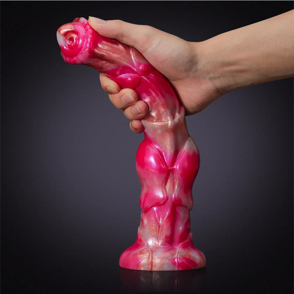 12-Inch Premium Silicone Horse Dildo – Realistic Design with Big Knot