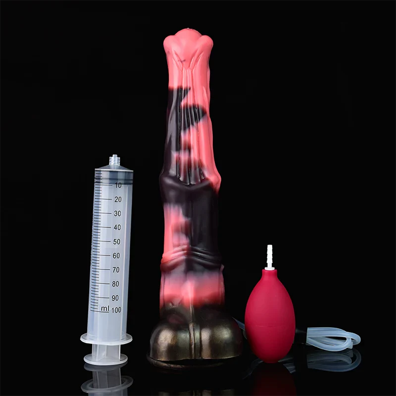 12.2-Inch Premium Silicone Horse Dildo with Lifelike Ejaculation Function