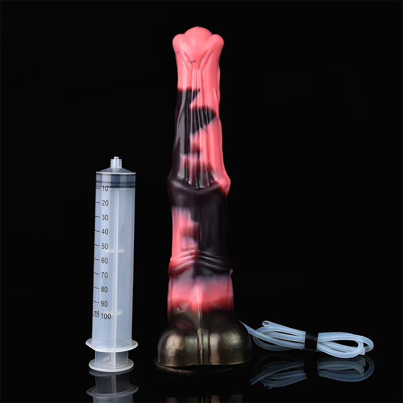12.2-Inch Premium Silicone Horse Dildo with Lifelike Ejaculation Function
