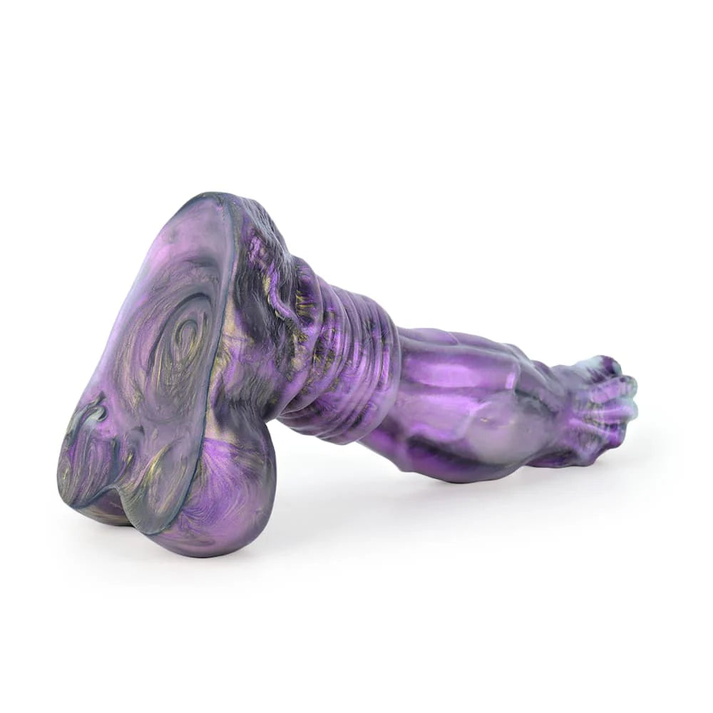 12.5 Inch Gradient Purple Horse Dildo – Fantasy Silicone Adult Toy