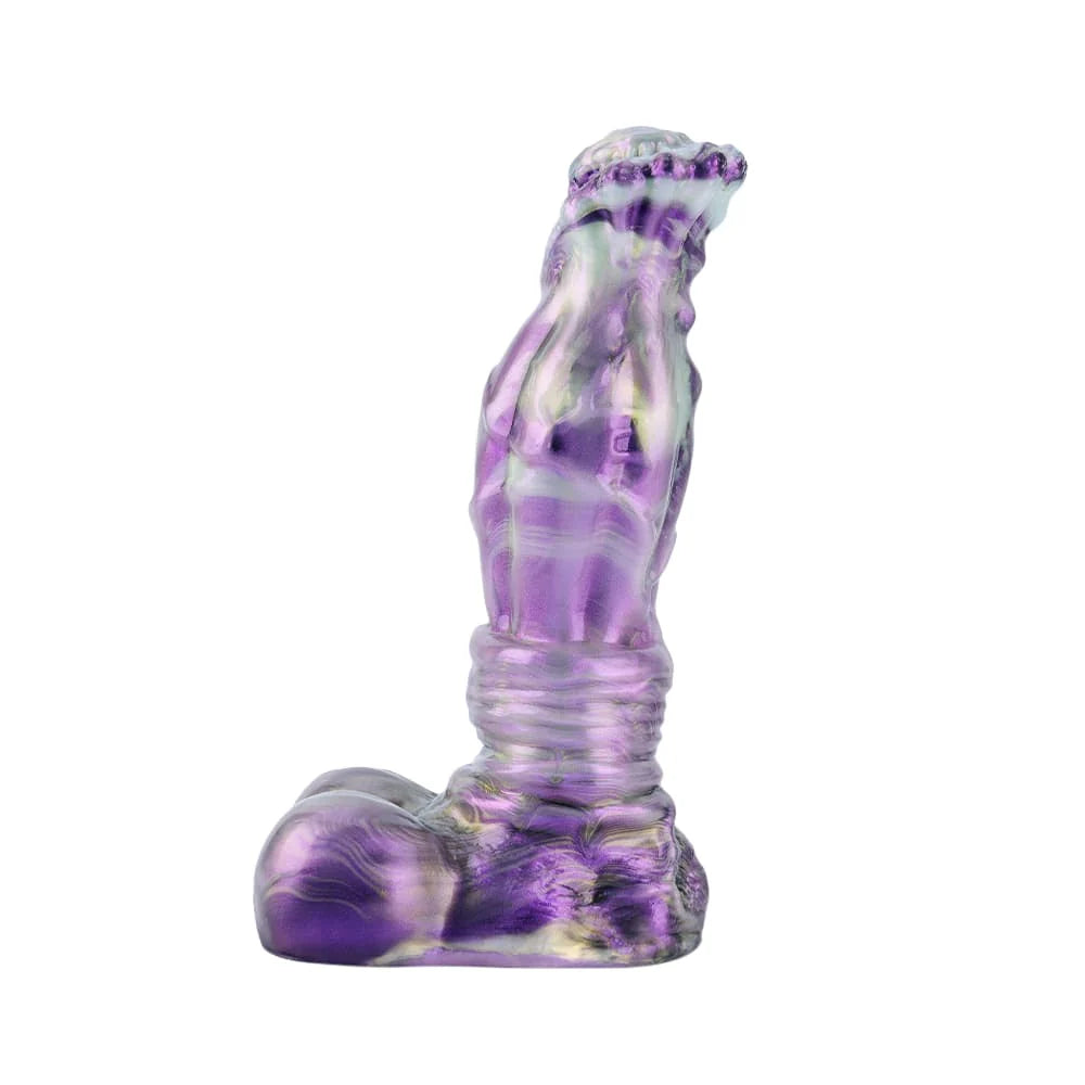 12.5 Inch Gradient Purple Horse Dildo – Fantasy Silicone Adult Toy