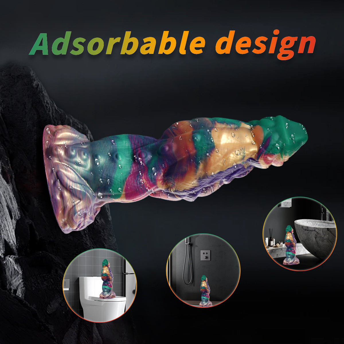 13.1 Inch Extra-Thick Hulk-Themed Silicone Anal Plug