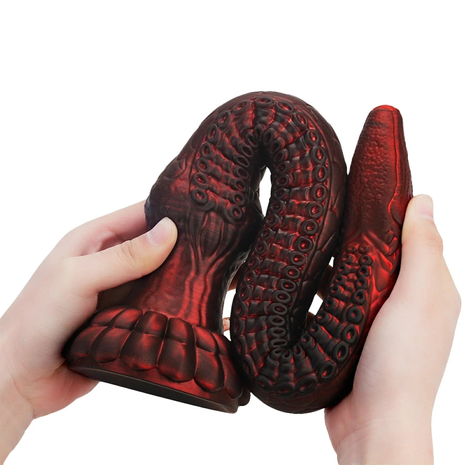 16.4 Inch Fantasy Tentacle Dildo with Monster Claw Base & Scaled Texture