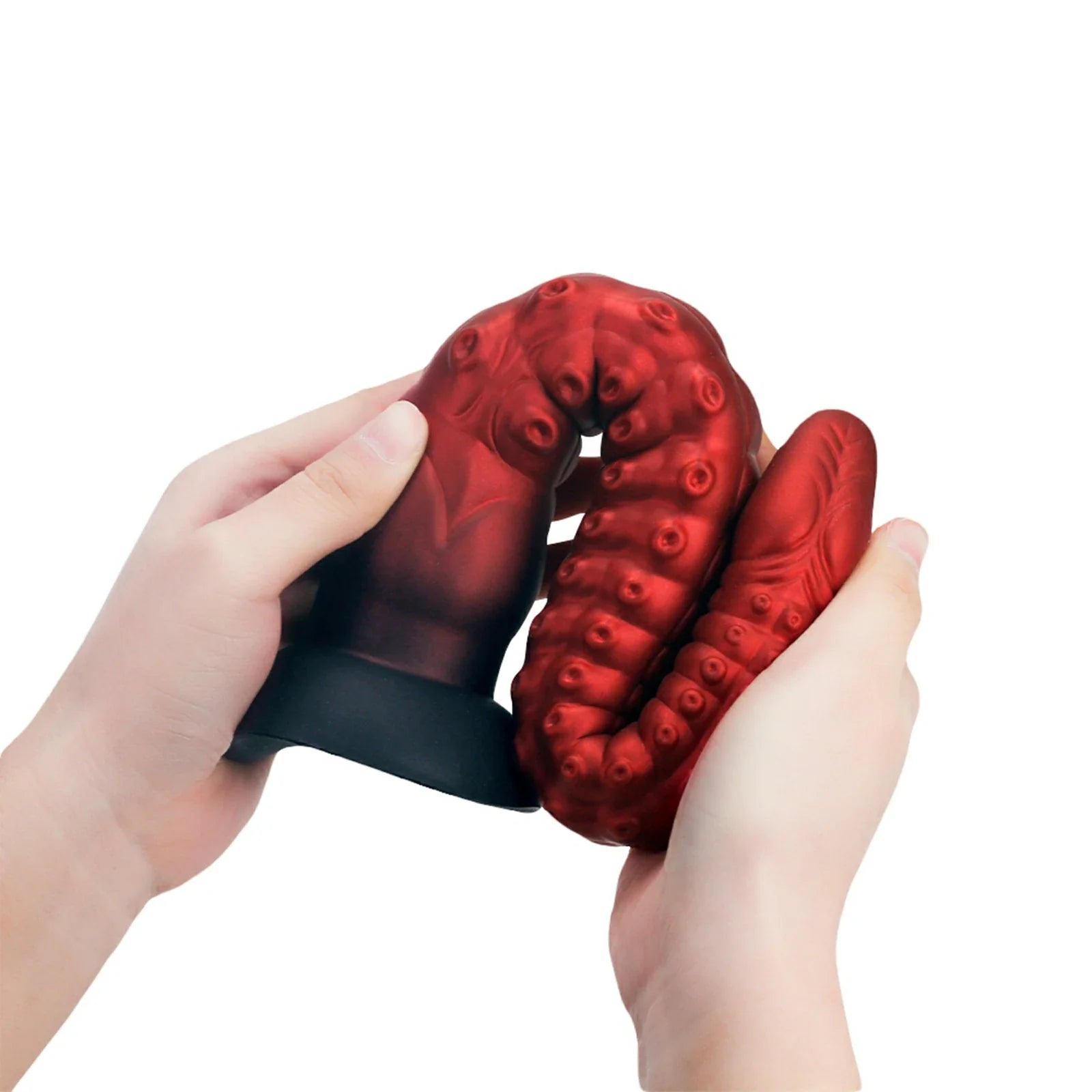 16.8 Inch Fantasy Tentacle Dildo with Ringed Texture & Suction Cup Base