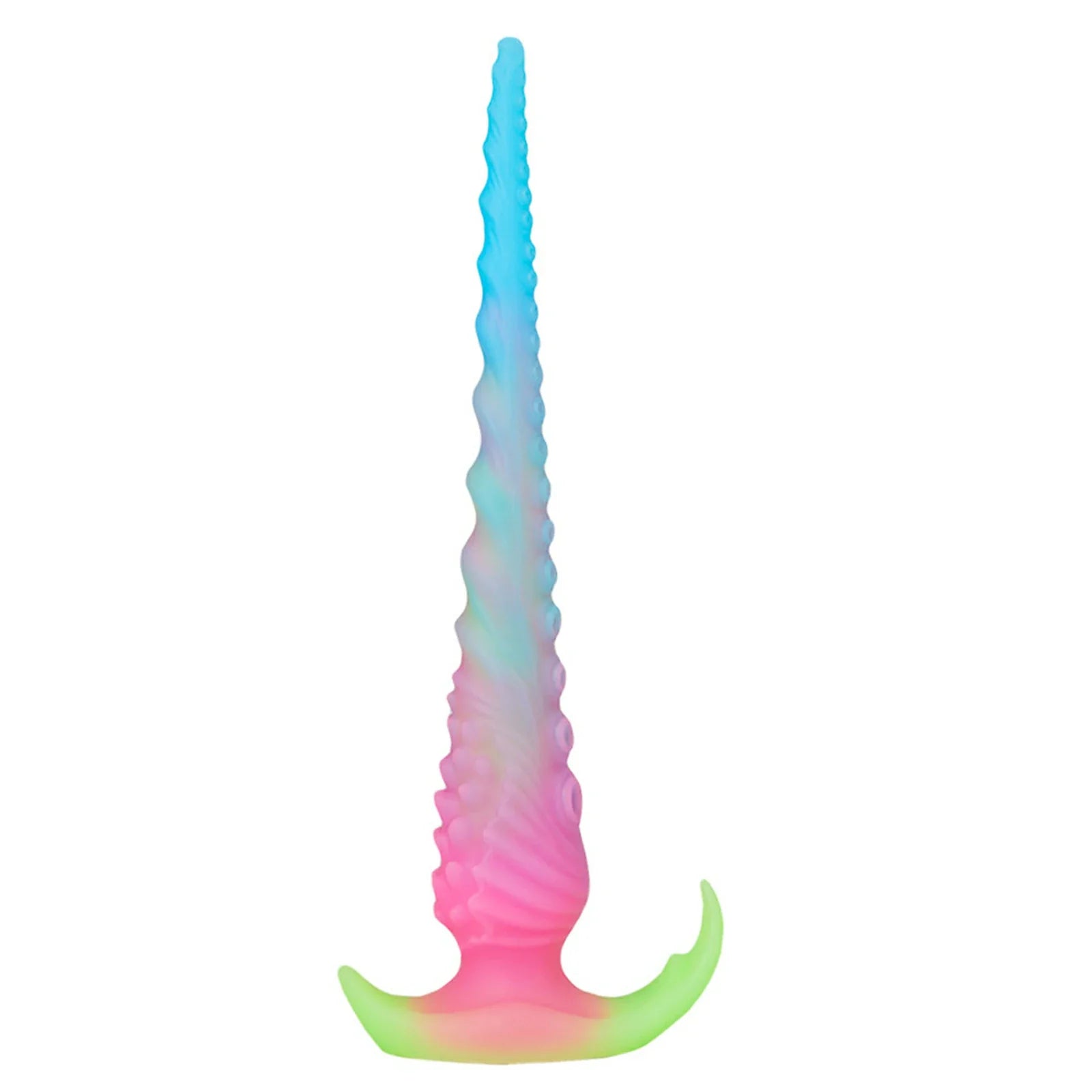 17.5 Inch Glow-in-the-Dark Fantasy Tentacle Dildo – Spiked Texture for Anal & Vaginal Play