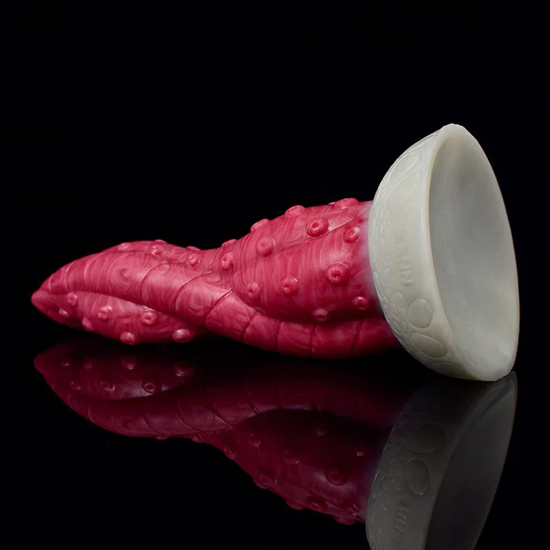 7.67 Inch Spiral Shaft Silicone Monster Dildo – Fantasy Adult Toy