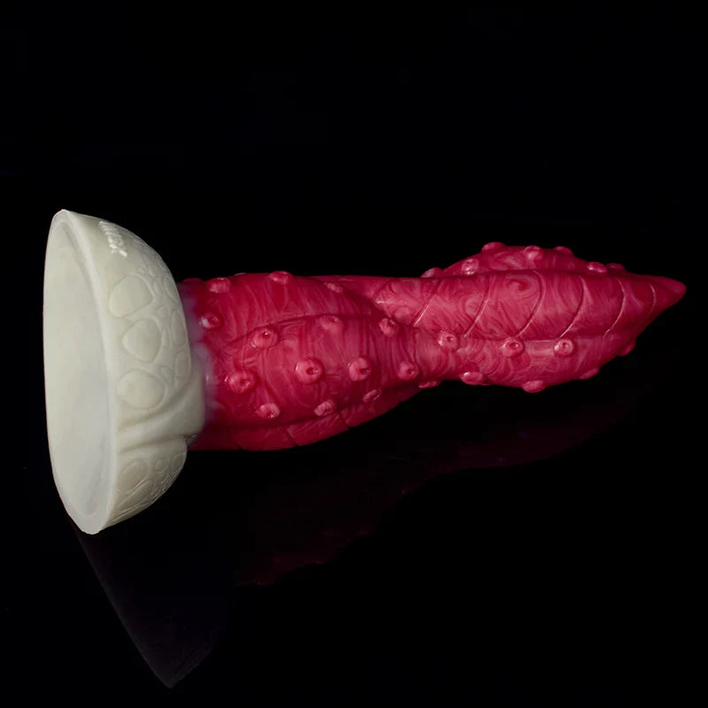 7.67 Inch Spiral Shaft Silicone Monster Dildo – Fantasy Adult Toy