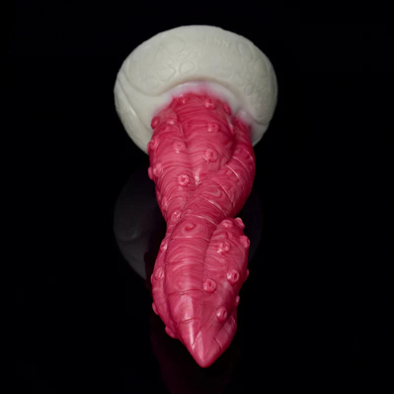 7.67 Inch Spiral Shaft Silicone Monster Dildo – Fantasy Adult Toy