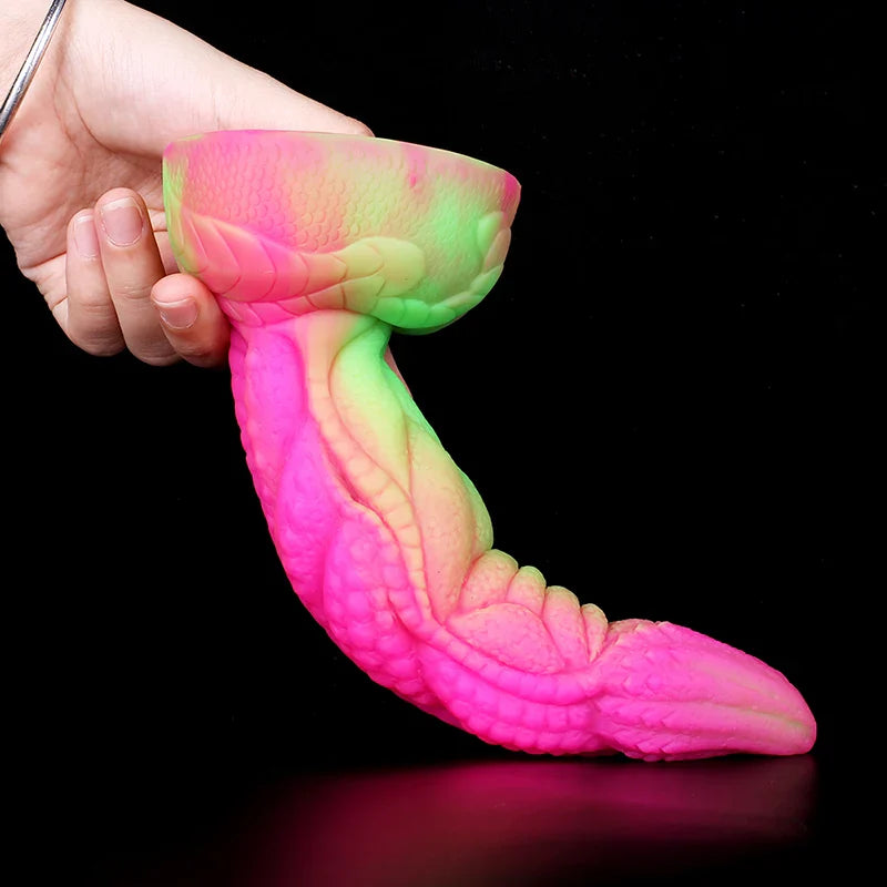 7.87 Inch Lifelike Pointed Alien Monster Dildo – Silicone Fantasy Design