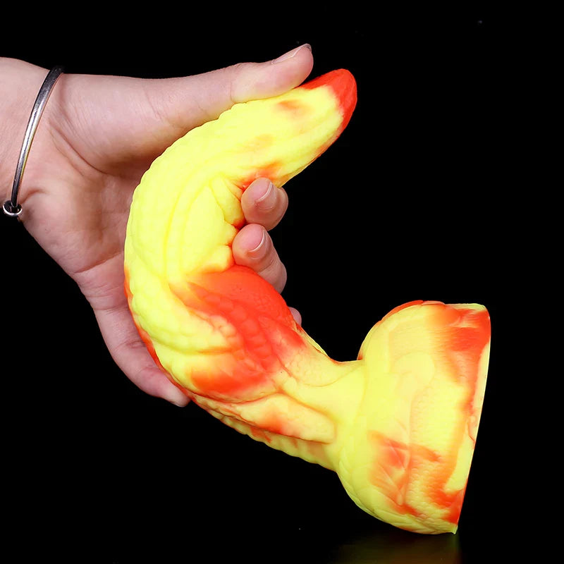 7.87 Inch Lifelike Pointed Alien Monster Dildo – Silicone Fantasy Design