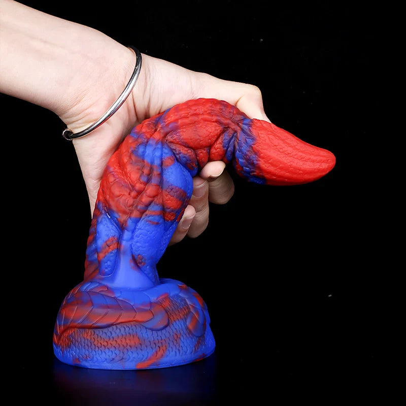 7.87 Inch Lifelike Pointed Alien Monster Dildo – Silicone Fantasy Design