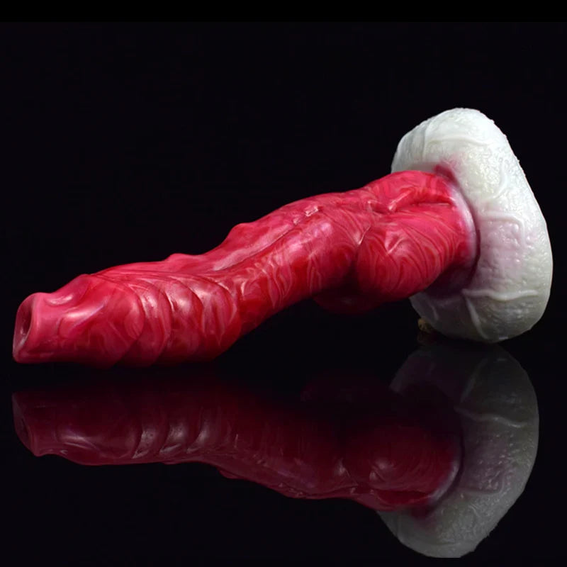 7.87 Inch Lifelike Silicone Crankshaft Dog Dildo – Fantasy Adult Toy