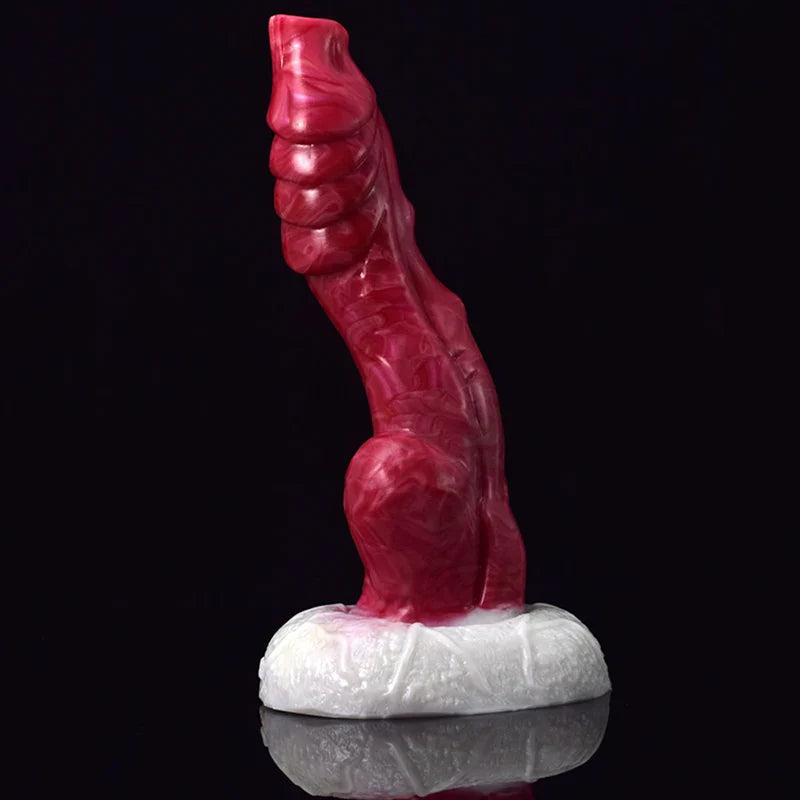 7.87 Inch Lifelike Silicone Crankshaft Dog Dildo – Fantasy Adult Toy